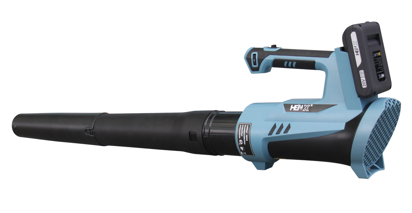 HENX 20V 193-CFM Cordless Leaf Blower Battery & Charger Included