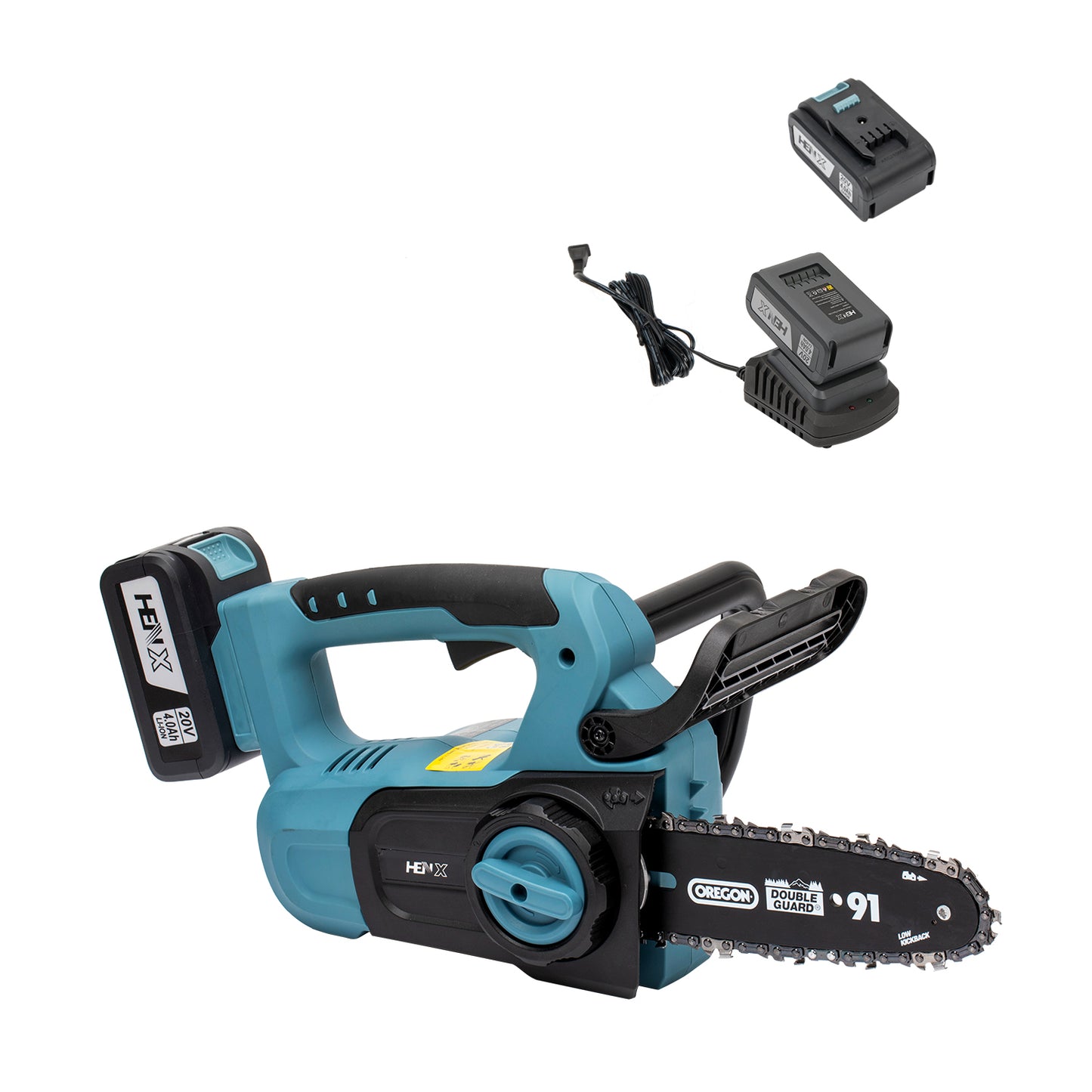 Henx 20V Cordless ChainSaw Battery & Charger Included