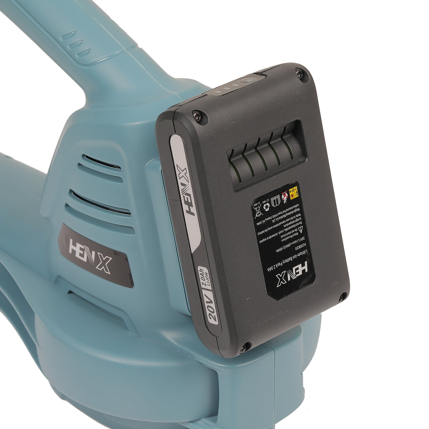 Henx 20V 80-CFM Cordless Leaf Blower Battery & Charger Included