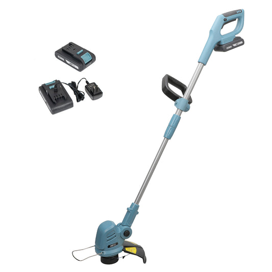 Henx 20V Cordless 10 Inch Straight String Trimmer Battery & Charger Included