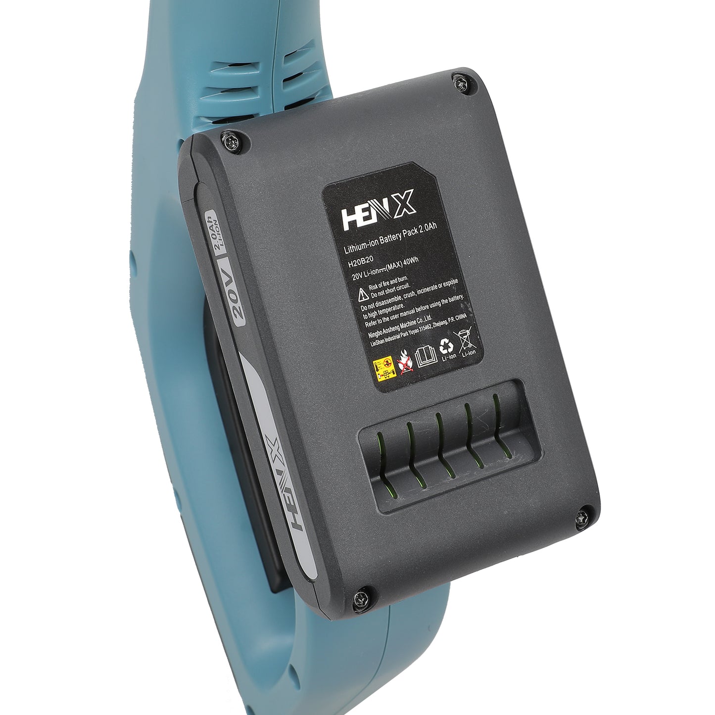 Henx 20V Cordless 10 Inch Straight String Trimmer Battery & Charger Included