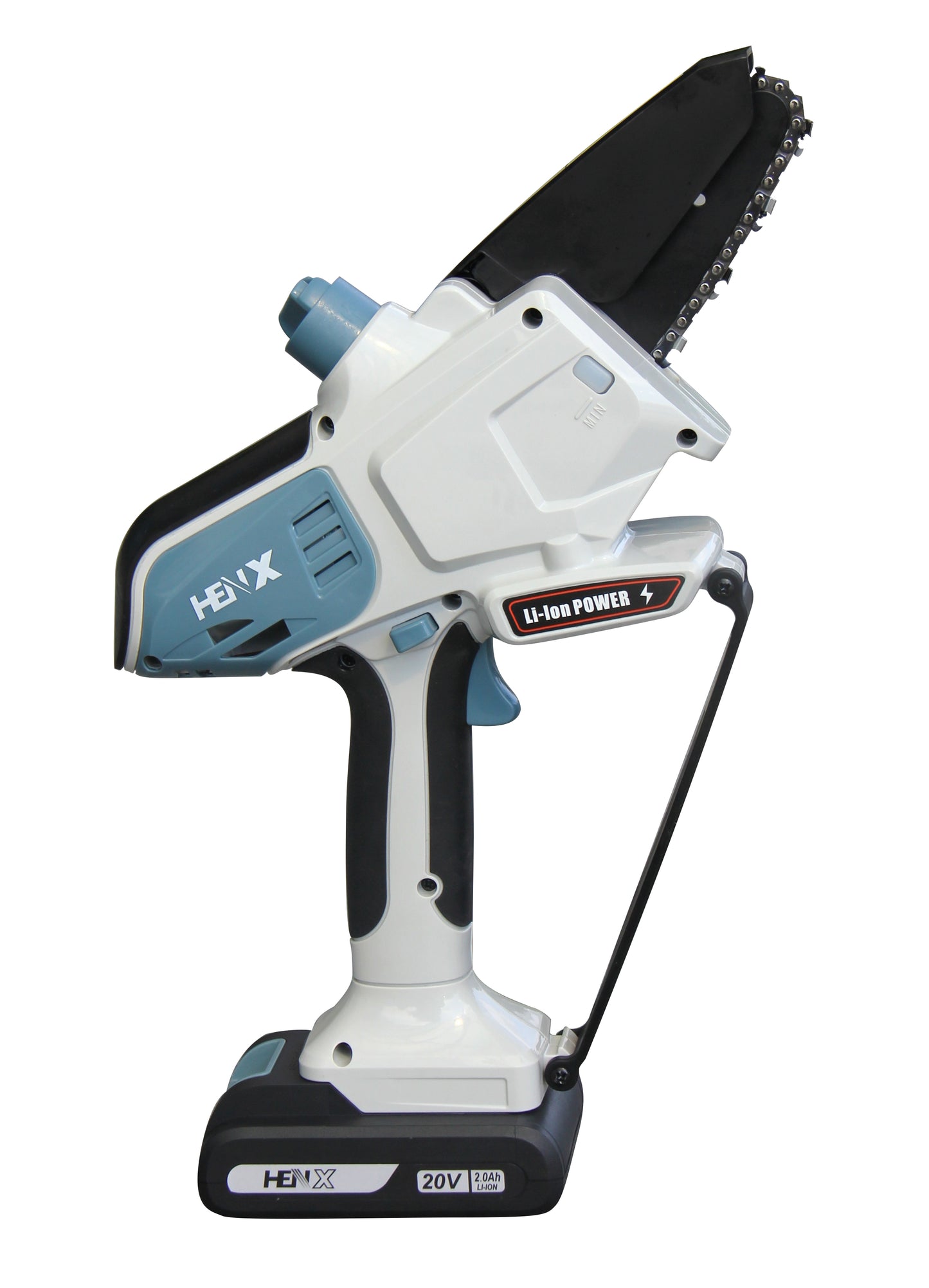 HENX 20V 4 Inch Cordless Mini Chainsaw Battery & Charger Included